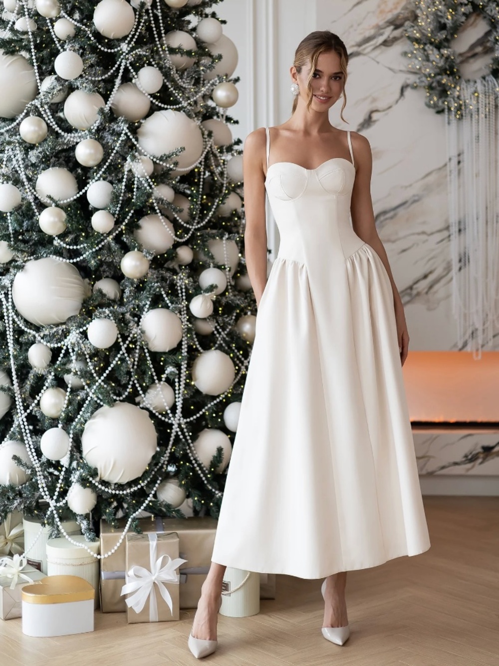Odette Midi Dress - Ellitáne